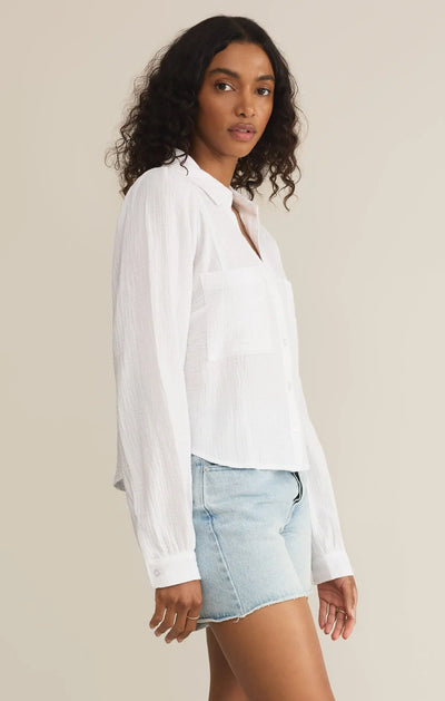 Campo Button Up Gauze Top Z Supply