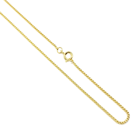 18k Gold Filled 1.2 mm Box Chain Components