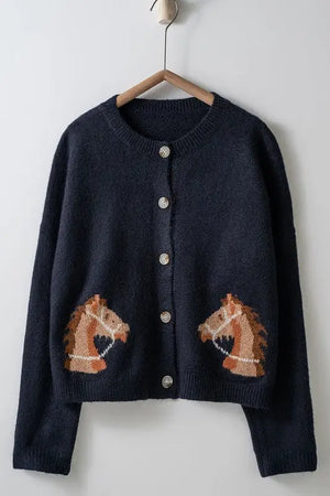 Equestrian Dream Cardigan trend:notes