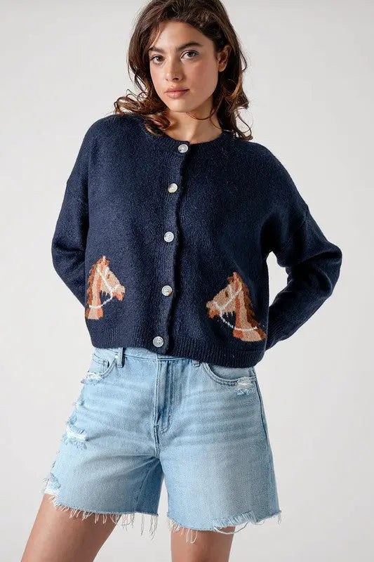 Equestrian Dream Cardigan trend:notes