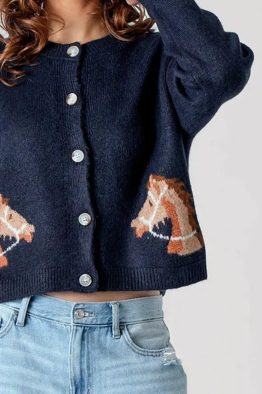 Equestrian Dream Cardigan trend:notes