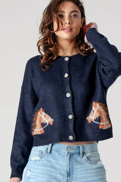 Equestrian Dream Cardigan trend:notes