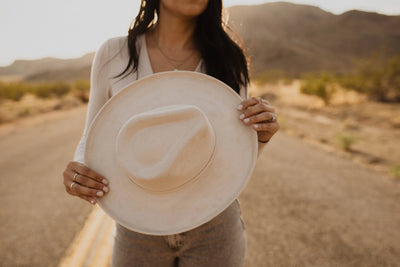 Vegan Pencil Curl Stiff Brim Fedora Hat The Modern Cactus Co