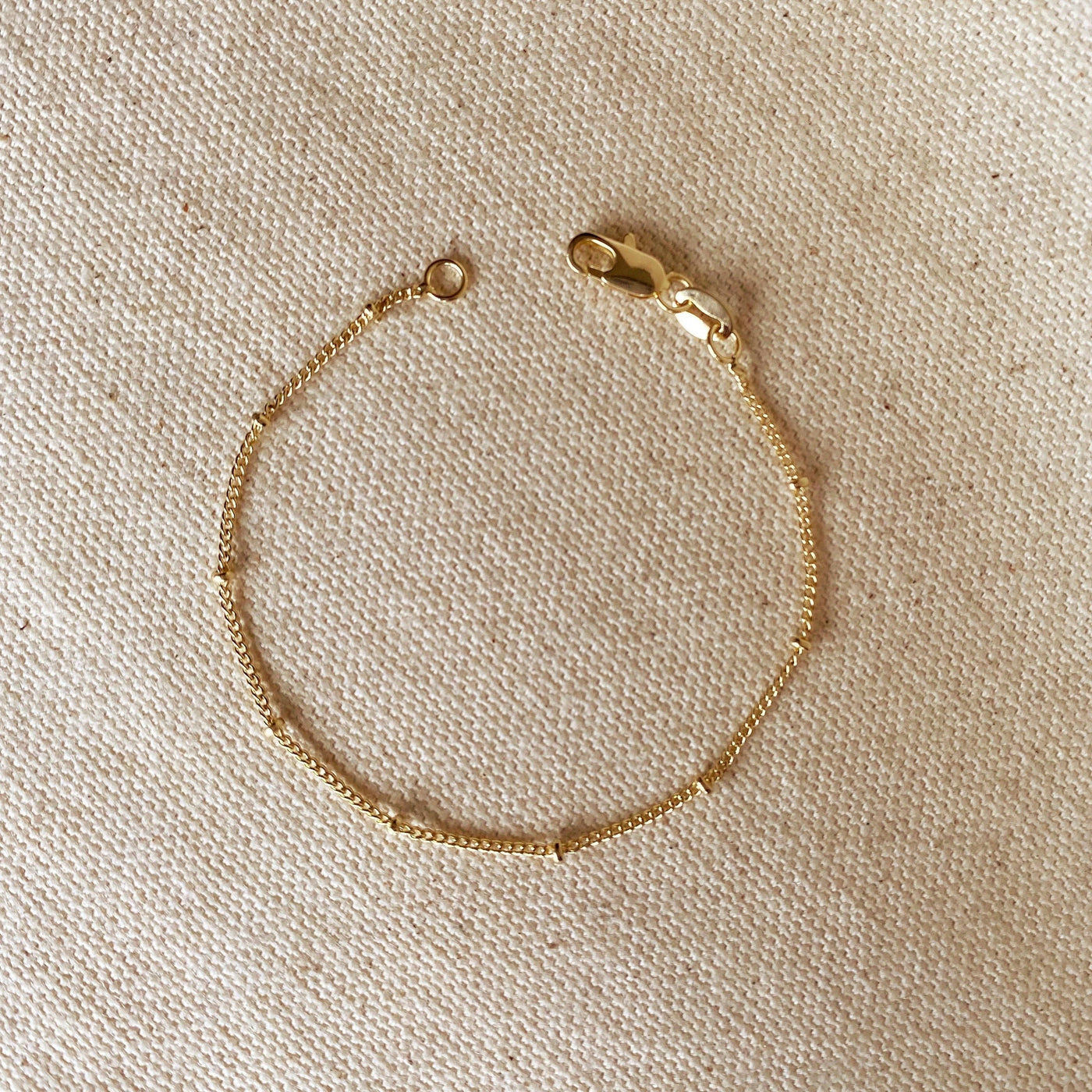 18k Gold Filled Satellite Bracelet GoldFi