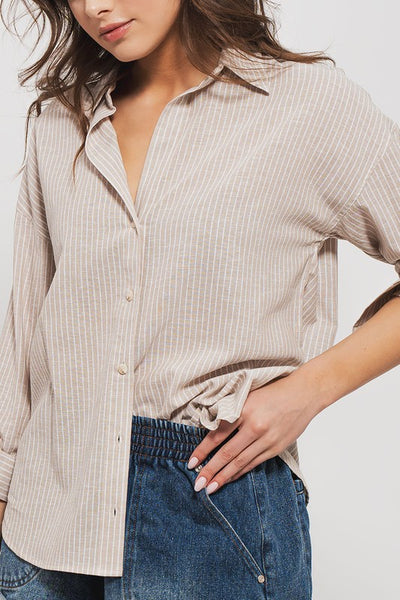 Haven Button Down Shirt trend:notes