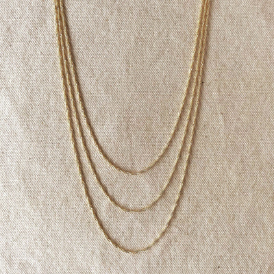 18k Gold Filled 1.7mm Singapore Chain GoldFi