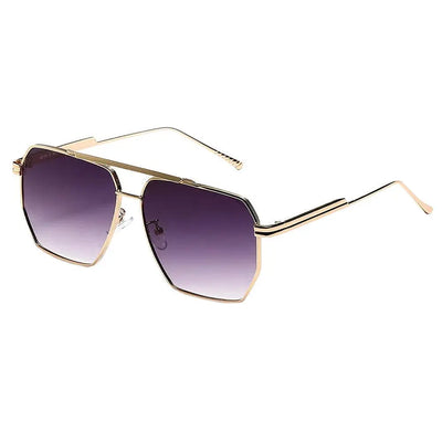 Goldie Polarized Sunglasses: Purple/Gold Fifth & Ninth