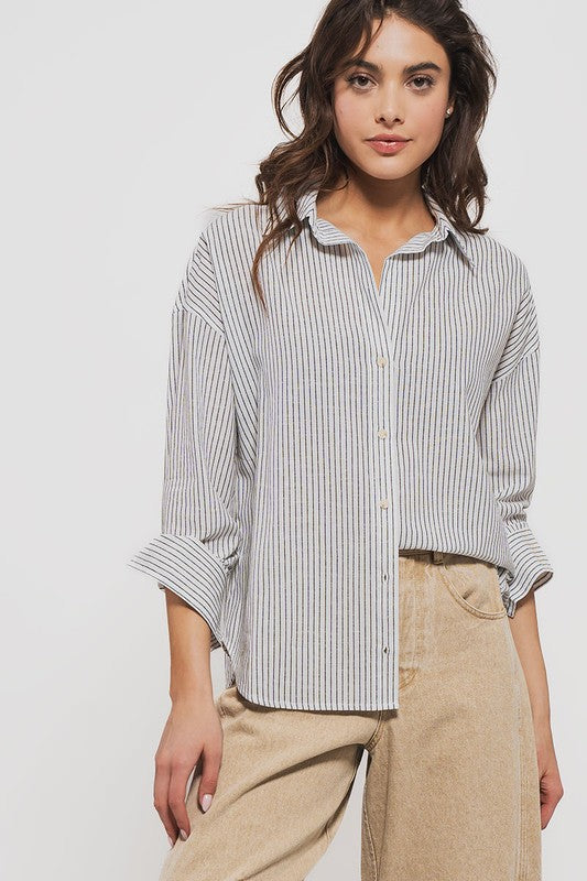 Haven Button Down Shirt trend:notes