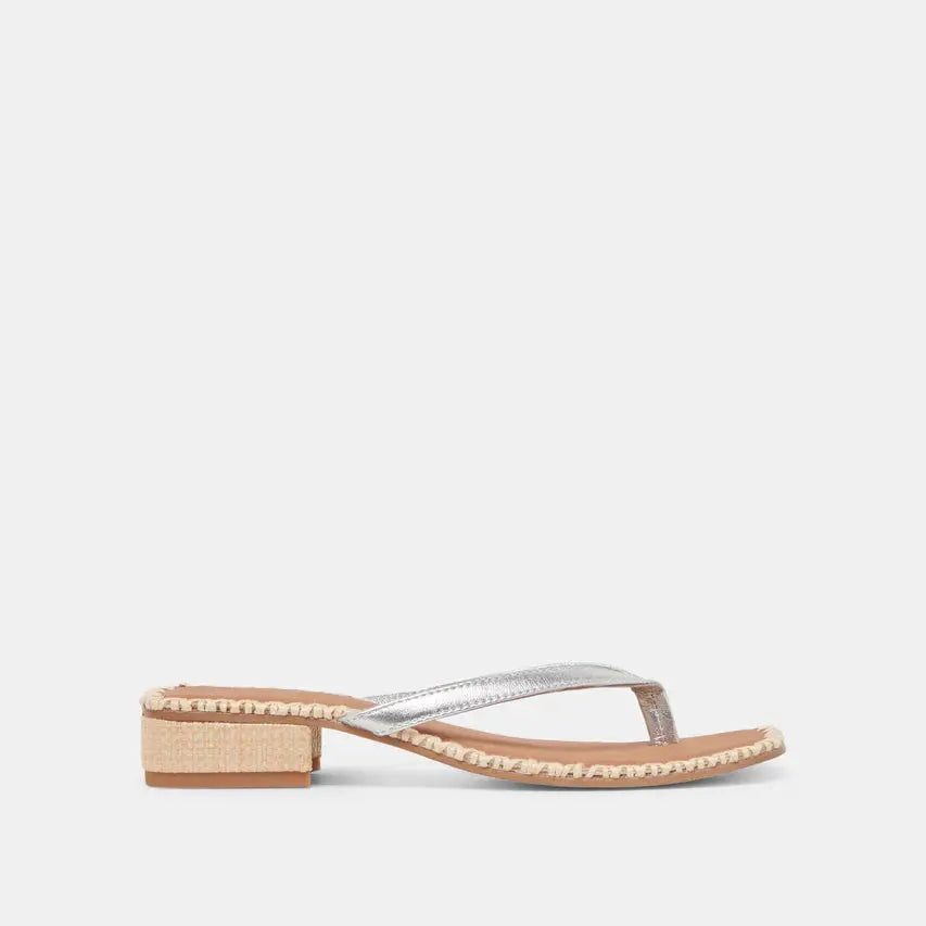 Barty Silver Metallic Sandal Dolce Vita