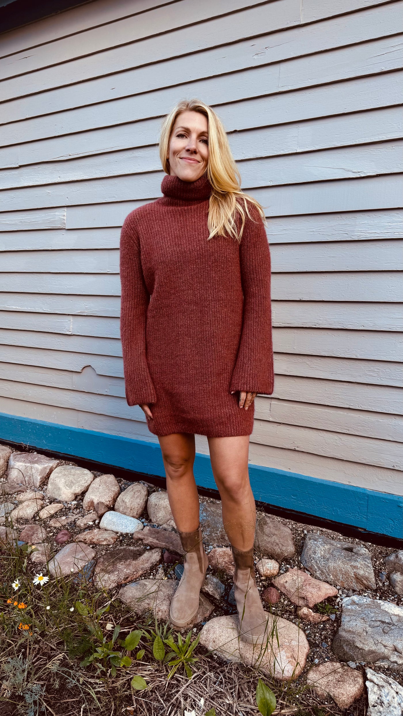 Abbie Sweater Dress Steve Madden