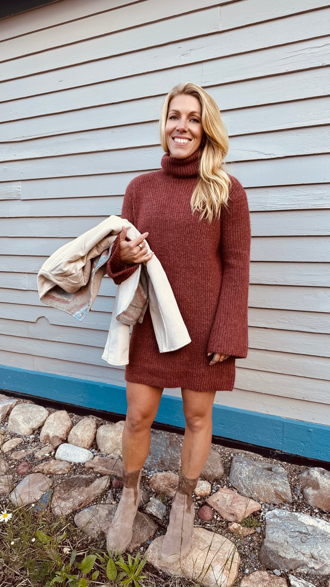 Abbie Sweater Dress Steve Madden