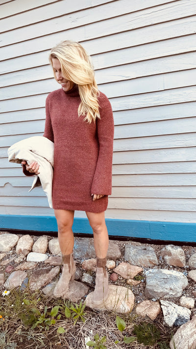 Abbie Sweater Dress Steve Madden