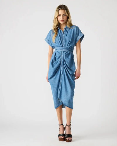 Tori Denim Dress Steve Madden