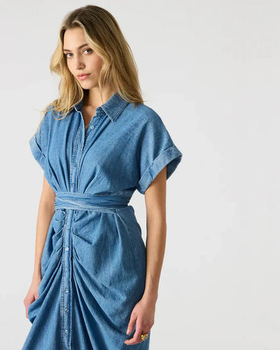 Tori Denim Dress Steve Madden