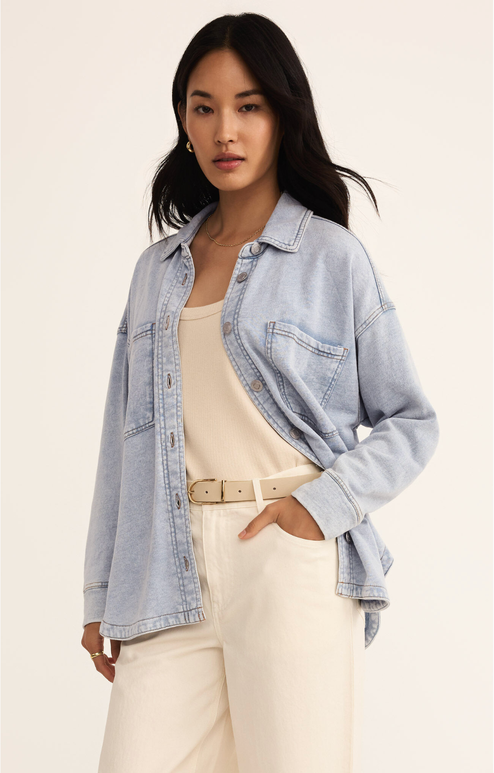 All Day Knit Denim Jacket Z Supply