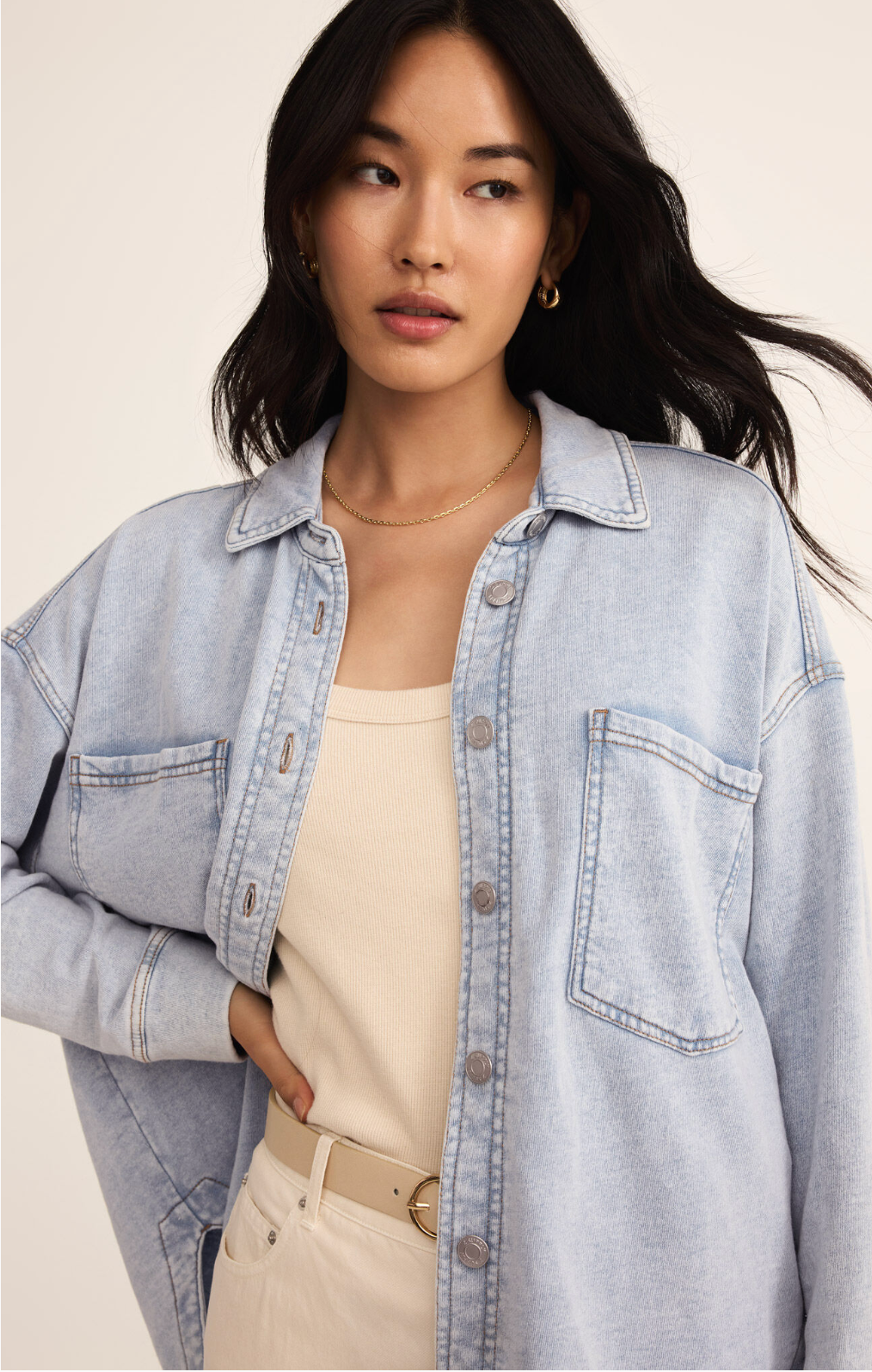 All Day Knit Denim Jacket Z Supply