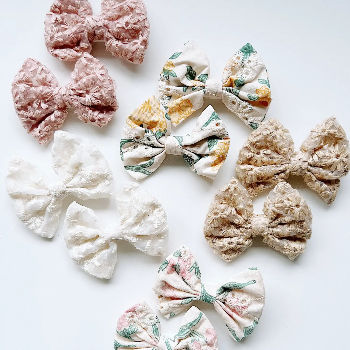 Cutie Bow Clips - 10pcs