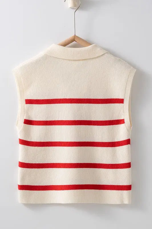 Sailor Knit Vest trend:notes