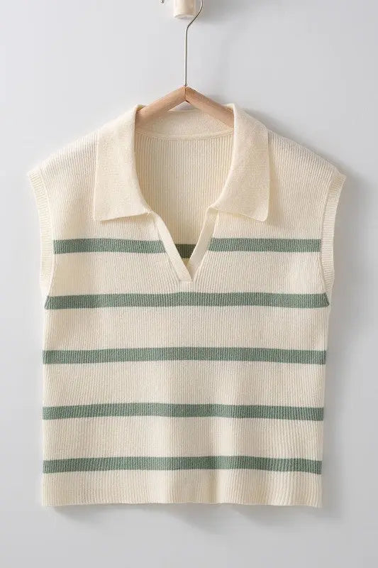 Sailor Knit Vest trend:notes