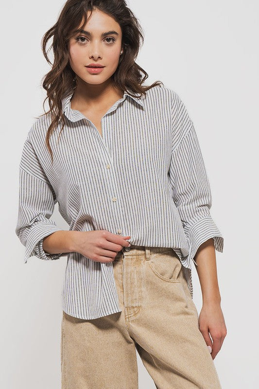 Haven Button Down Shirt trend:notes