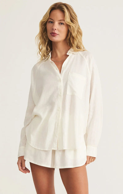 The Perfect Linen Top Z Supply