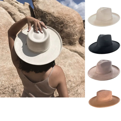 Vegan Pencil Curl Stiff Brim Fedora Hat The Modern Cactus Co