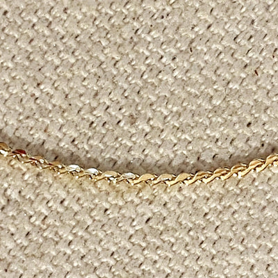 18k Gold Filled Dainty Chain Necklace GoldFi