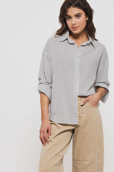 Haven Button Down Shirt trend:notes