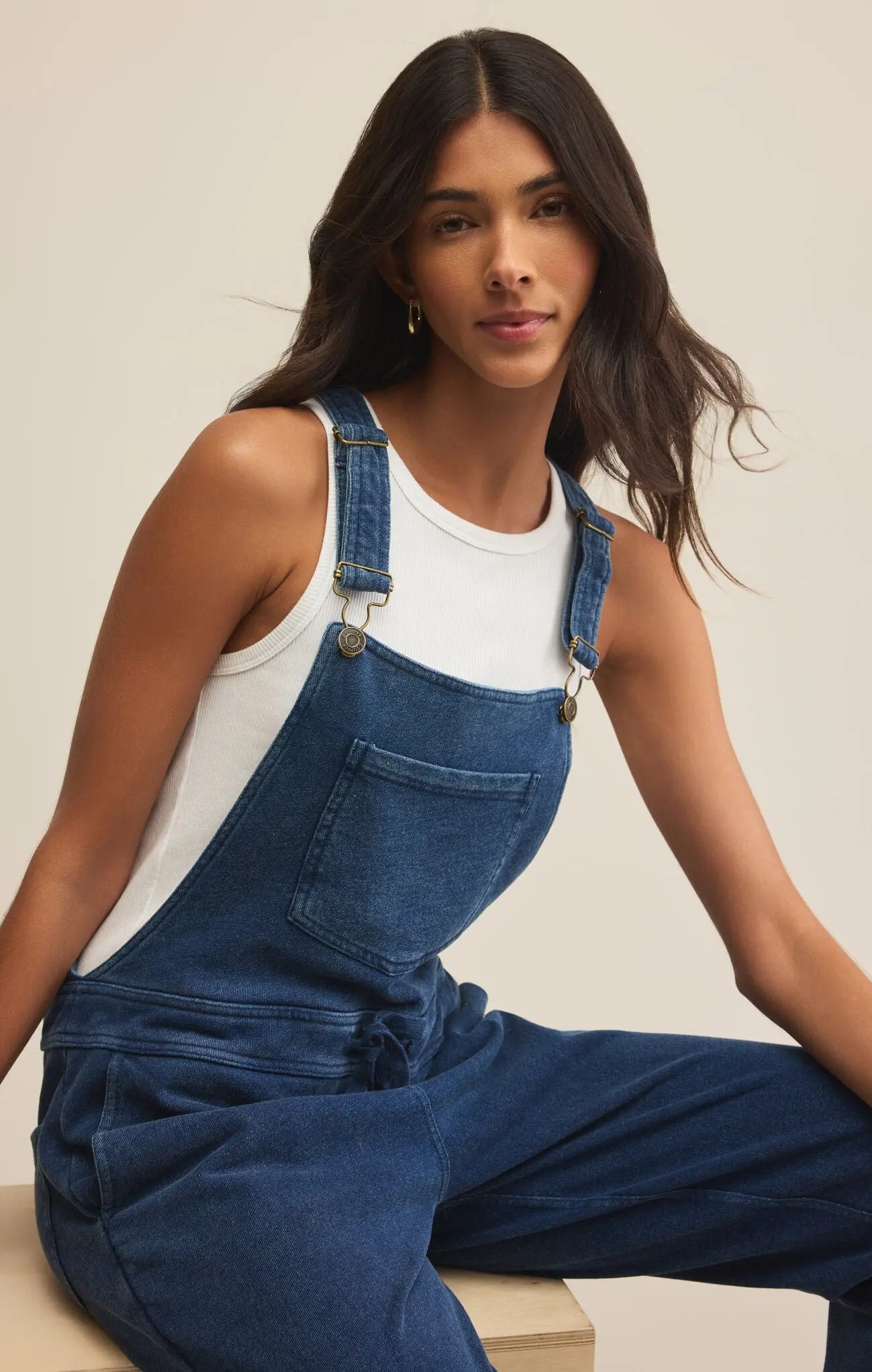 The Knit Denim Overalls Z Supply