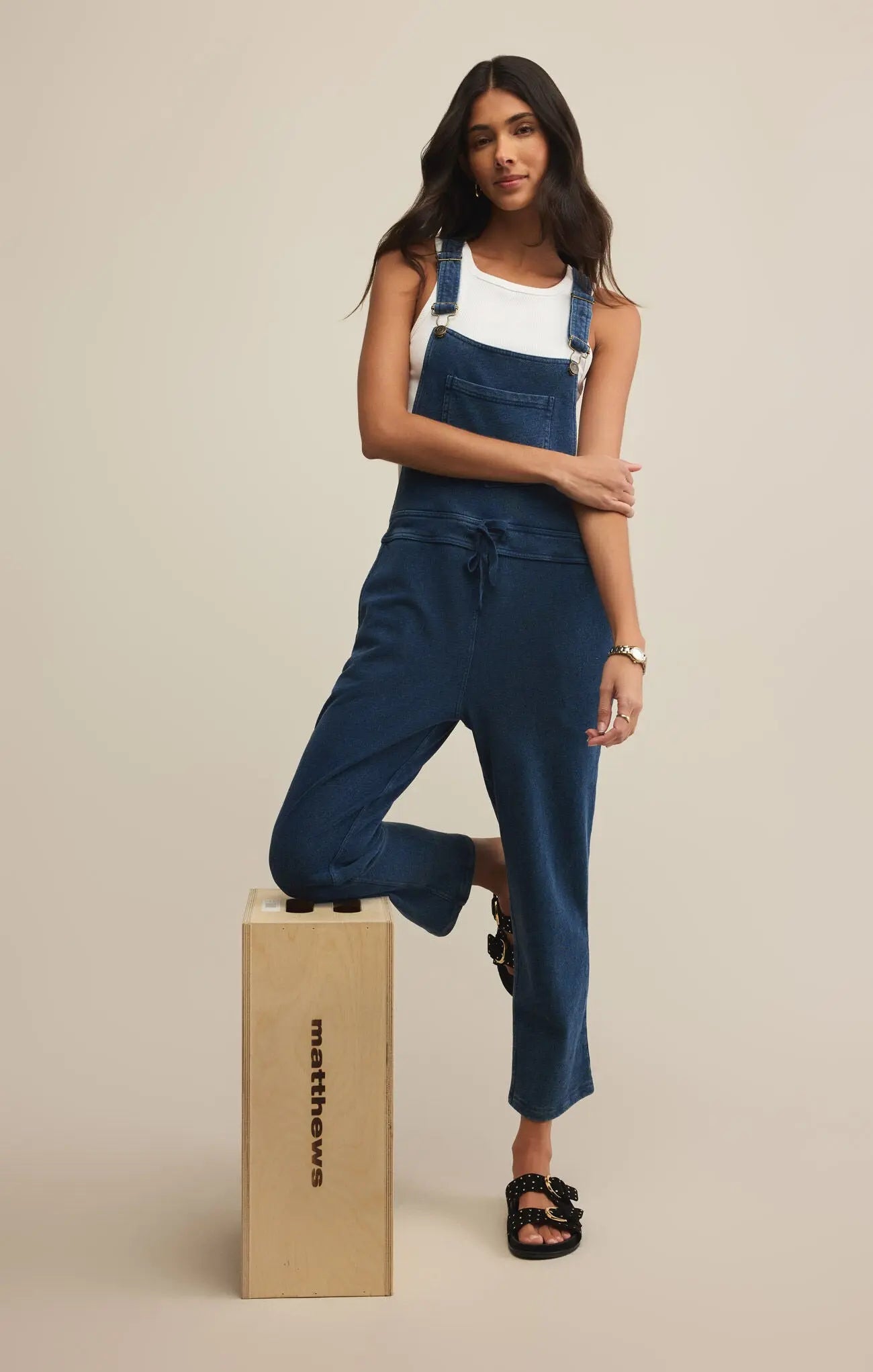 The Knit Denim Overalls Z Supply