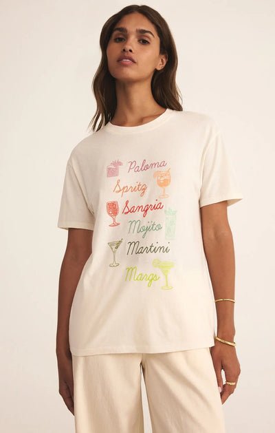 Cocktails Boyfriend Tee Z Supply