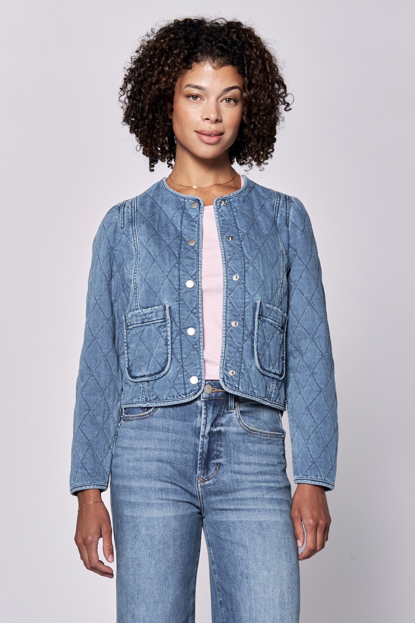 Kit Quilted Denim Jacket Dear John Denim