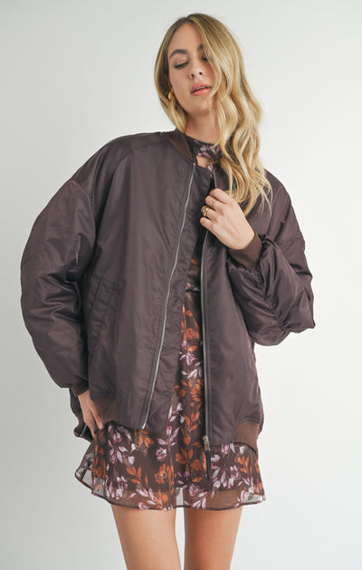 Mila Bomber Sage the Label