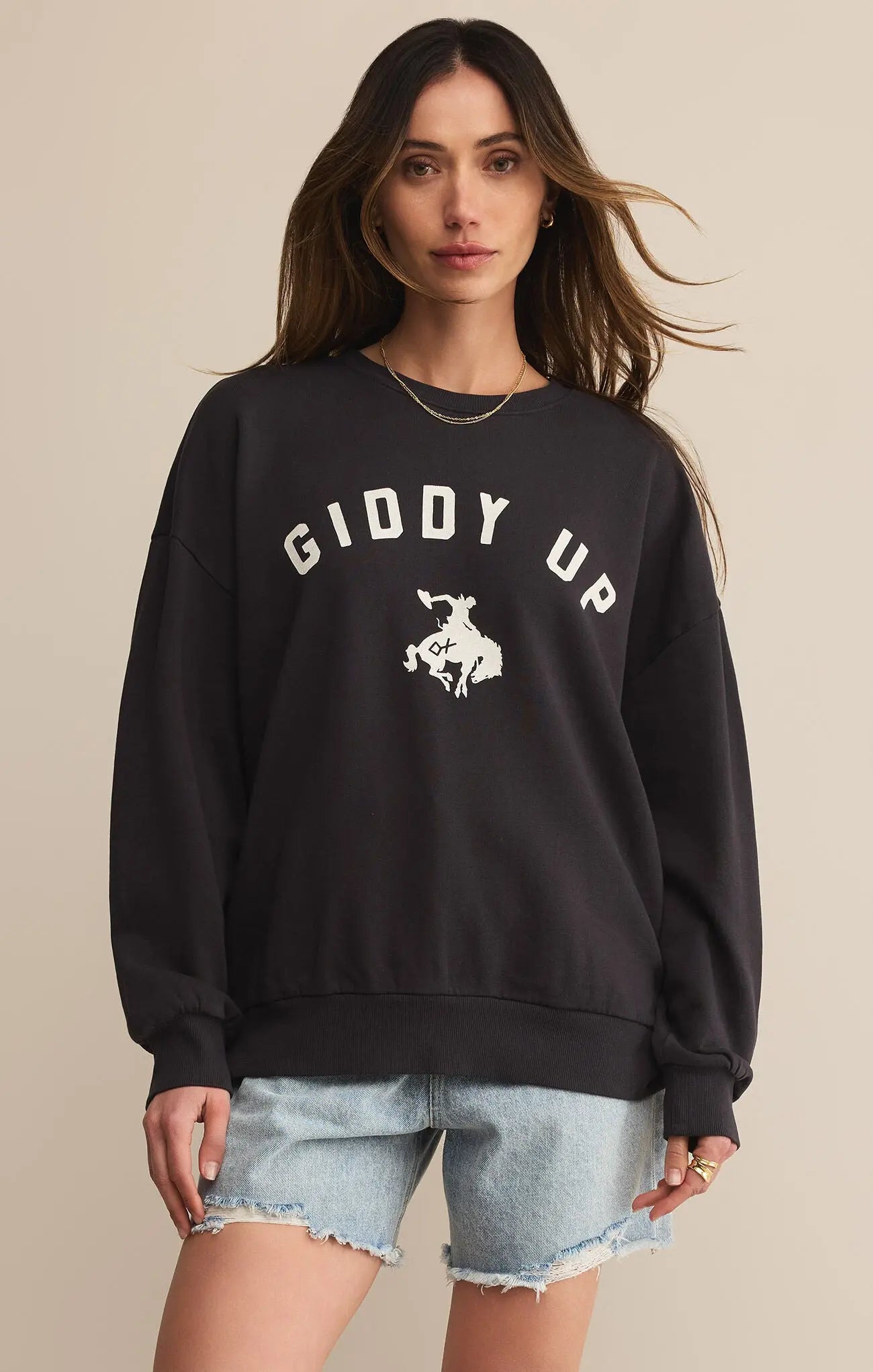 Giddy Up Sunday Sweatshirt Z Supply