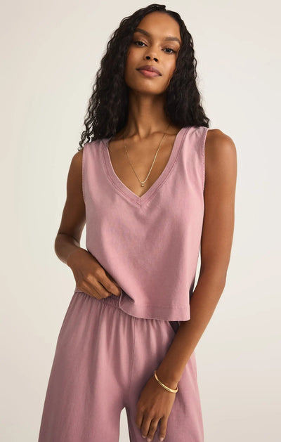 Sloane V-Neck Top Z Supply